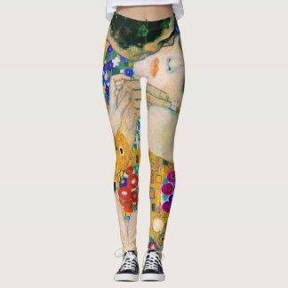 Der Kuss von Gustav Klimt Leggings