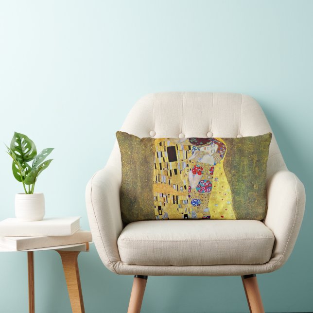 Der Kuss von Gustav Klimt Lendenkissen (Stuhl )
