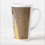 Der Kuss von Gustav Klimt Milchtasse<br><div class="desc">Der Kuss von Gustav Klimt Der Kuss ist ein Ölgemälde mit Goldblatt, Silber und Platin vom österreichischen Symbolik-Maler Gustav Klimt. Es wurde irgendwann in den Jahren 1907 und 1908 gemalt, auf dem Höhepunkt dessen, was Gelehrte seine "Goldene Periode" nennen. Mit schimmernden Goldtönen, stilisierten Formen und sentimentaler Ikonographie verzaubert der Kiss...</div>