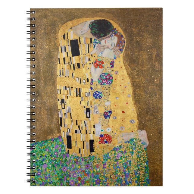 Der Kuss von Gustav Klimt Notizblock (Vorderseite)