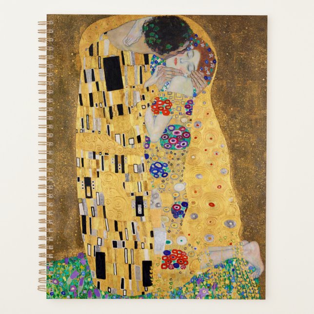 Der Kuss von Gustav Klimt  Planer (Vorderseite)