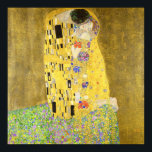 Der Kuss von Gustav Klimt Poster<br><div class="desc">Dies ist ein digital erweiterter Ausdruck des antiken 1913 Gemäldes des Jugendstil-Künstlers Gustav Klimt mit dem Titel "The Kiss"</div>