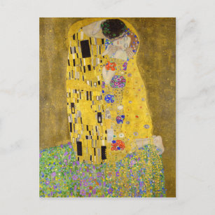 Der Kuss von Gustav Klimt Postkarte