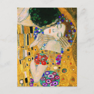 Der Kuss von Gustav Klimt Postkarte