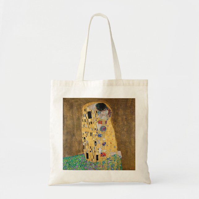 Der Kuss von Gustav Klimt Tragetasche (Vorne)