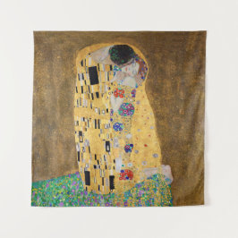 Der Kuss von Gustav Klimt Wandteppich