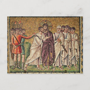 Der Kuss von Judas, Szenen aus dem Leben Christi Postkarte