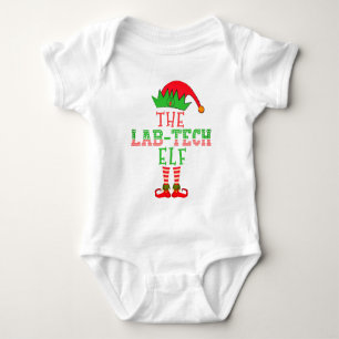Der Labrador Tech Elf Weihnachtsfamilie passt Paja Baby Strampler