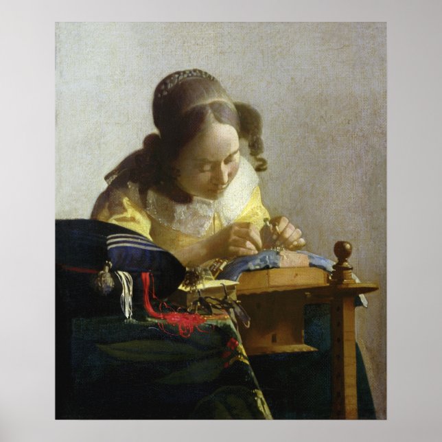 Der Lacemaker, 1669-70 Poster (Vorne)