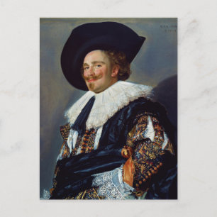 Der lachende Kavalier von Frans Hals (1624) Postkarte