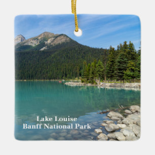 Der Lake Louise in Banff Kanada Keramikornament