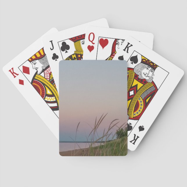 Der Lake Superior bei Sunset Spielkarten (Rückseite)