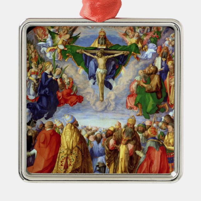 Der Landauer Altarpiece, Allerheiligen, 1511 Silbernes Ornament (Vorne)