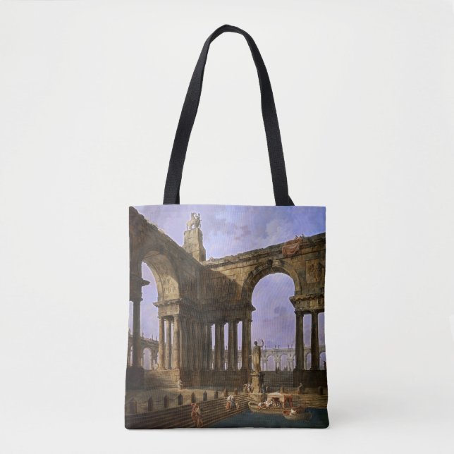 Der Landing Place von Hubert Robert Tasche (Vorderseite)