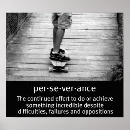 Der langboarding Tee Poster