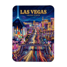 Der Las Vegas Strip Nevada Magnet