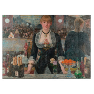 Der launische Pariser Barkeeper Manet Ein Bar bei  Schneidebrett