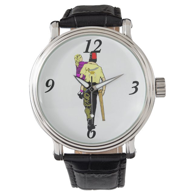 Der laute Messenger Armbanduhr (Vorderseite)