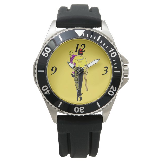 Der laute Messenger Armbanduhr (Vorderseite)