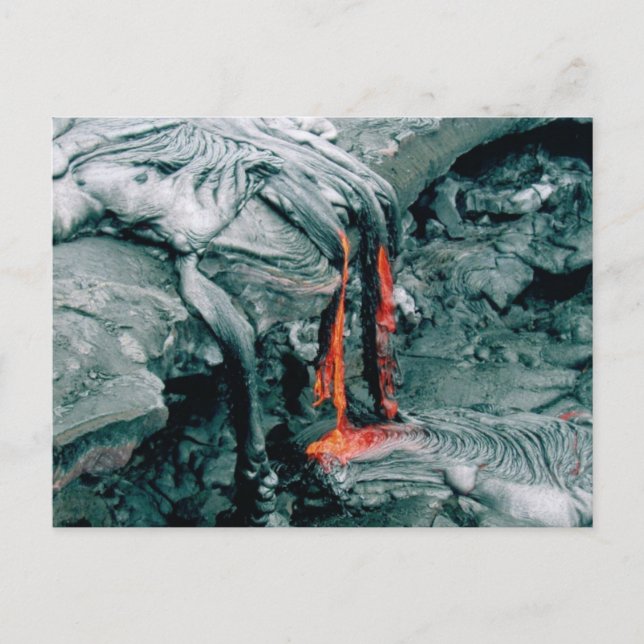 Der Lavafury der Natur Postkarte (Vorderseite)