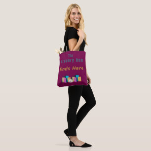 Der Lebenslauf endet hier Tasche