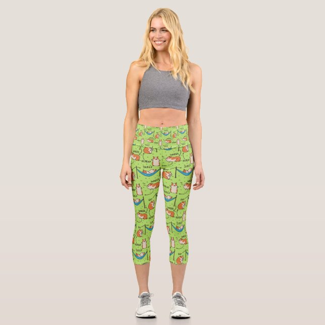 Der Lebenszyklus eines Guinea Pig Capri Leggings (Vorderseite)
