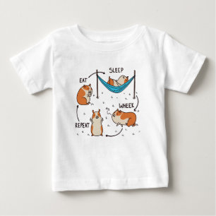 Der Lebenszyklus eines Meerschweinchens Baby T-shirt