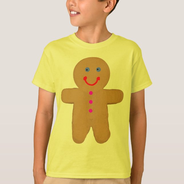 Der Lebkuchen-Mann T-Shirt (Vorderseite)
