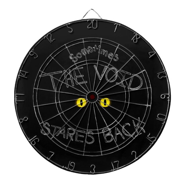 Der leere Halt zurück Dartscheibe (vorne)
