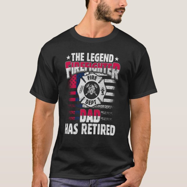Der legendäre Feuerwehrmann-Vater hat die ermüdete T-Shirt (Vorderseite)
