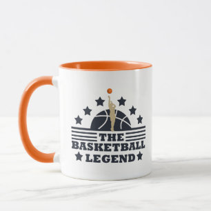 Der Legendenspieler Basketball Tasse