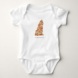 Der lehnende Turm der Pizza Baby Strampler