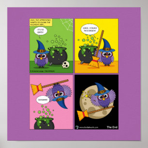 Der Lehrassistent - Comic reinigen Poster