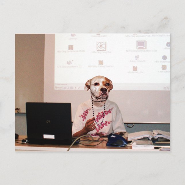 Der Lehrer Postkarte (Vorderseite)