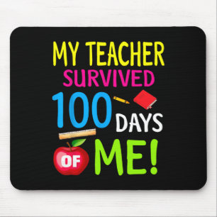 Der Lehrer überlebte 100 Tage von mir 100 Schultag Mousepad