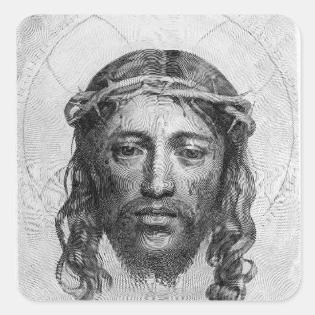 Der Leiter Christi, 1735 Quadratischer Aufkleber (Vorderseite)
