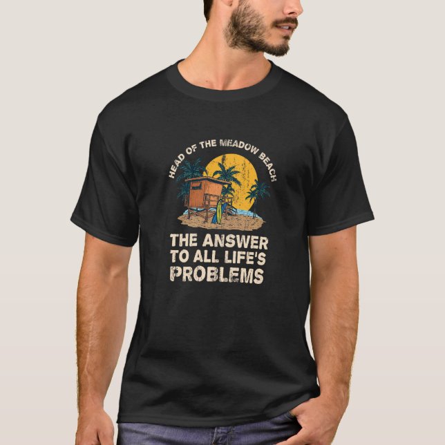 Der Leiter des Meadow Beach beantwortet alle Frage T-Shirt (Vorderseite)