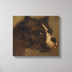 Der Leiter eines Bulldog (von Théodore Géricault) Leinwanddruck