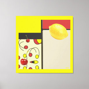 Der Lemon Drop Leinwanddruck