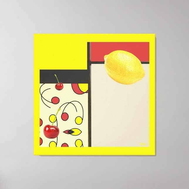 Der Lemon Drop Leinwanddruck (Vorderseite)