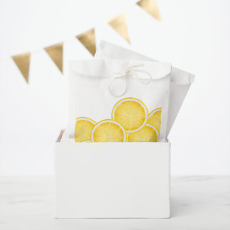 Der Lemon Spritz Yellow Geschenktütchen