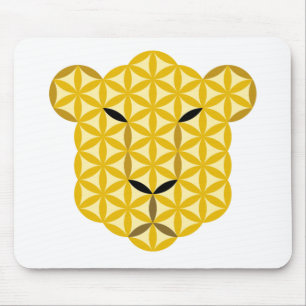 Der Leopard des Lebens - Heilige Tiere 01. Mousepad