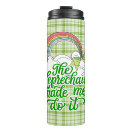 Der Leprechaun hat mich dazu gebracht - der St. Pa Thermosbecher