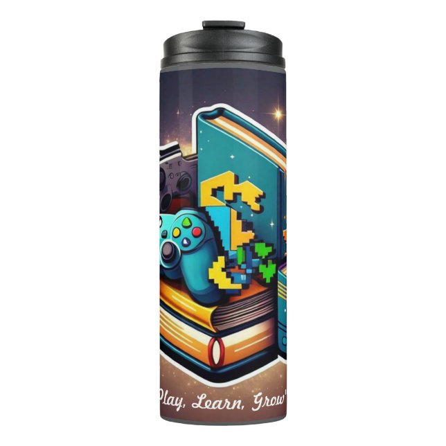 "Der Lernplan" Thermosbecher (Vorderseite)