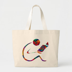 Der Leser - Fantasie-Tasche Jumbo Stoffbeutel