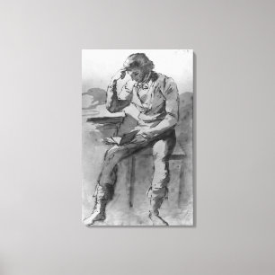 Der Leser Leinwanddruck