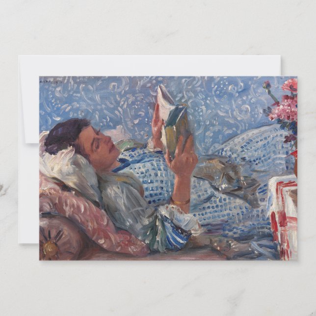 Der Leser | Lovis Corinth (Vorderseite)