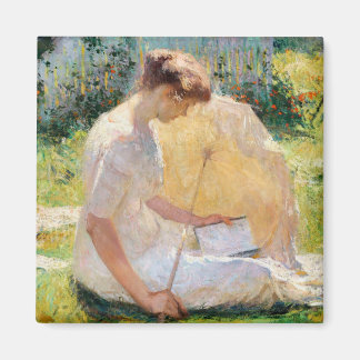 Der Leser von Frank Weston Benson Magnet