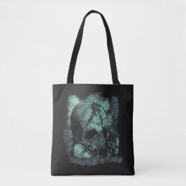 Der letzte Atemzug - Techno-Dystopian Streetwear Tasche
