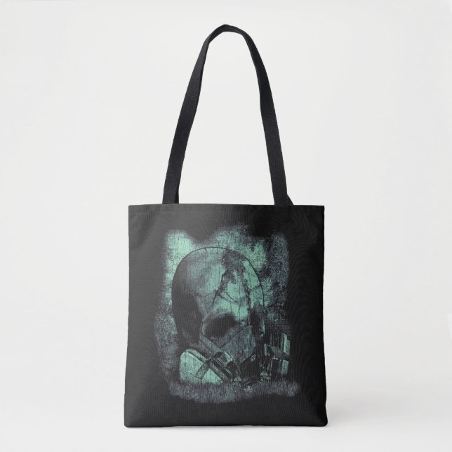 Der letzte Atemzug - Techno-Dystopian Streetwear Tasche (Vorderseite)